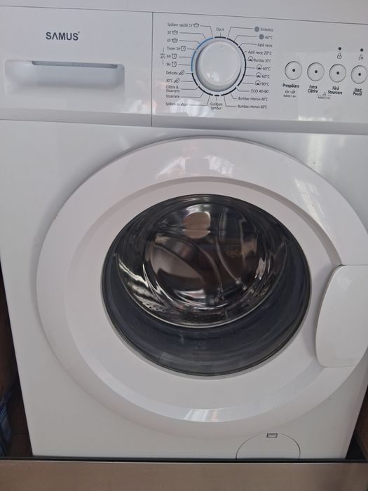 Masina de spalat rufe frontala slim Samus WSL-6101, 6 kg, 1000 rpm, cl