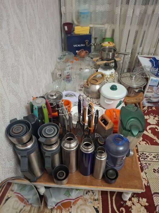 Разное посуды от500тг