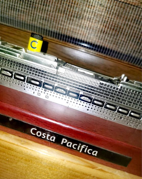 Кораб рядък модел Costa Pacifica 21 см колекция круизни кораби лодки