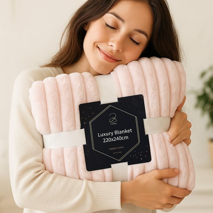 Луксозно меко одеяло- Двулицево - 220x240 см