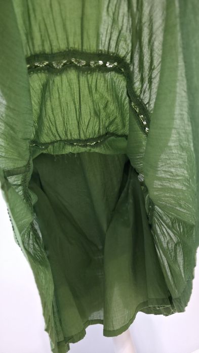 Fustă Maxi H&M Verde – 100% Bumbac, Stil Boho, Mărimea 36