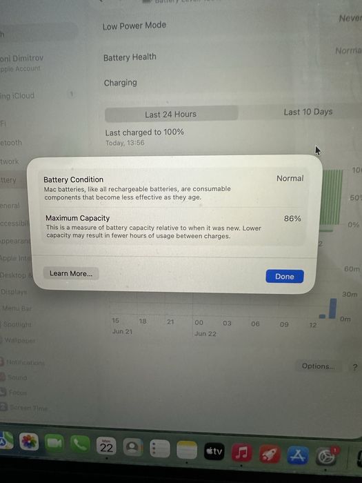 Macbook air M1 2020 256gb 8gb ram