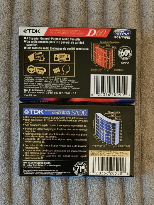 2 Casete Audio TDK - Japan SUA