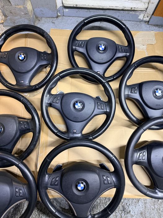 Volan M Pachet Bmw e90 e91 e92 e93 e87 e81 e82 e88 e84 volan sport volan padele bmw e90 e91 e92 e93 e87 e81 e82 e88 e84
