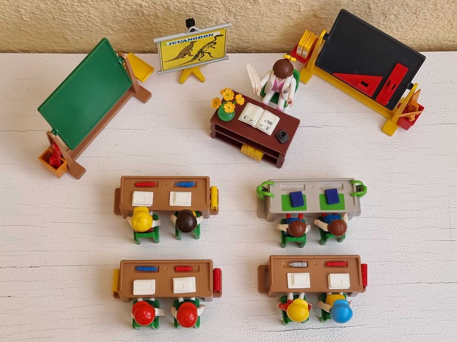 Playmobil Sala de clasa 5314, Scoala 3522 vintage