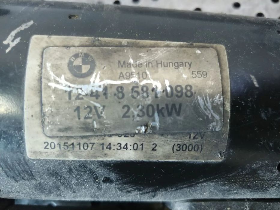 Electromotor 3.0 d bmw seria 5 f10 f11 12418581098