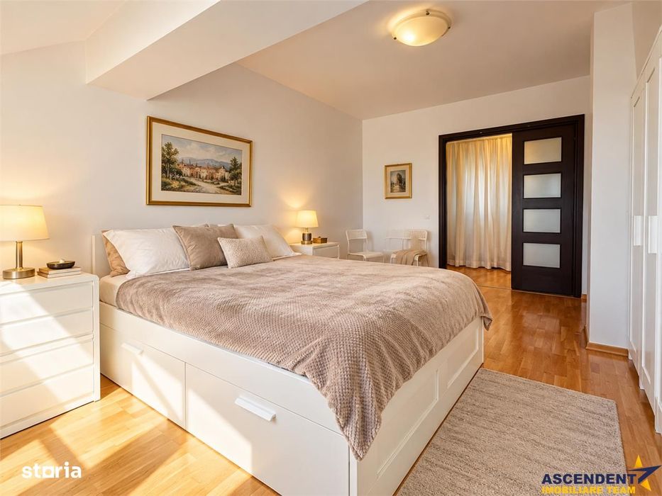 Privilegio Brasov, 73 mp + terasa, unic pe nivel, boxa, garaj, panoram