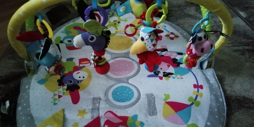 Jucarie Centru de joaca pliabil si sezlong cu jucarii, Yookidoo