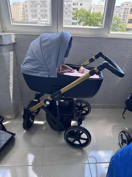 Carucior 3 in 1 Krausman Storm Grey Gold