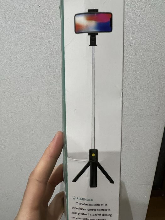 Безжичен селфи стик трипод стойка за телефон