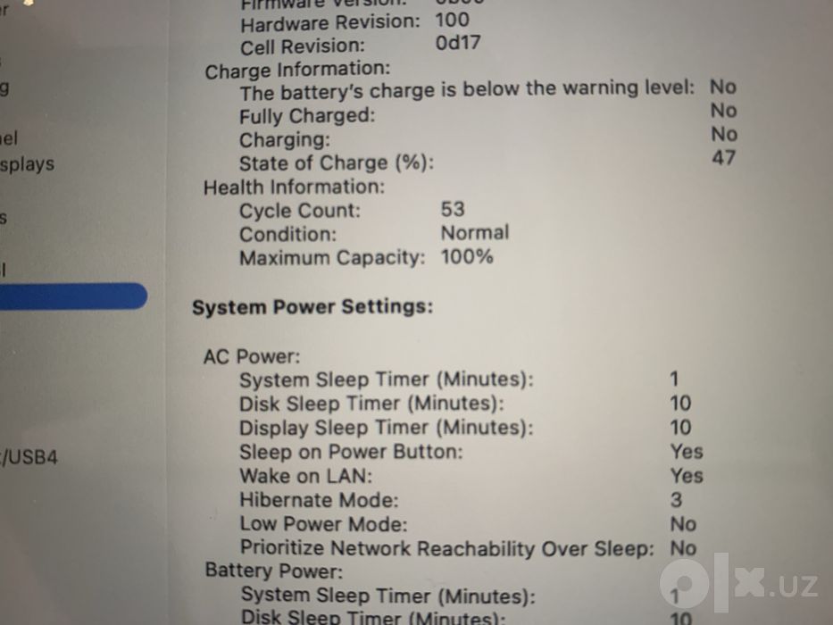Macbook air m4 15 100%