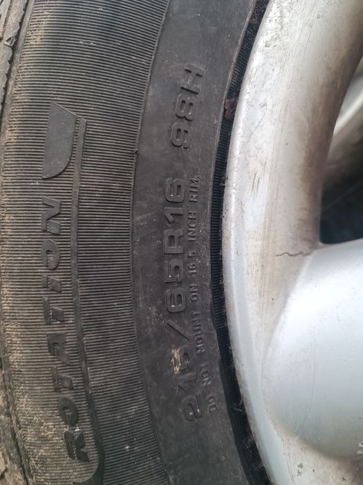 Cauciucuri cu jante alu nissan 215/65/R16