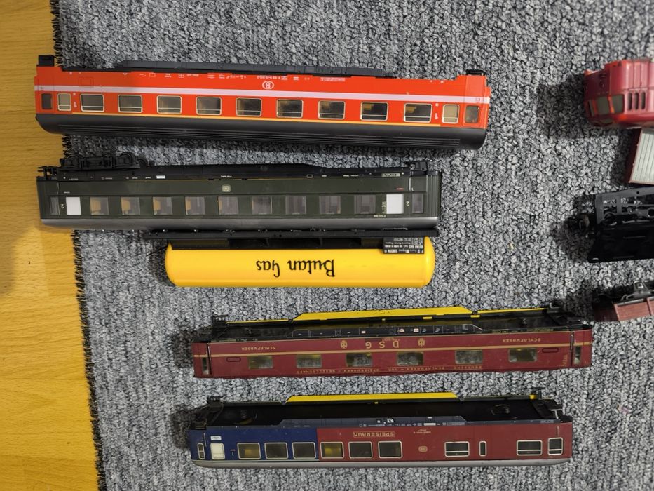 Lot elemente feroviare diorama scara HO