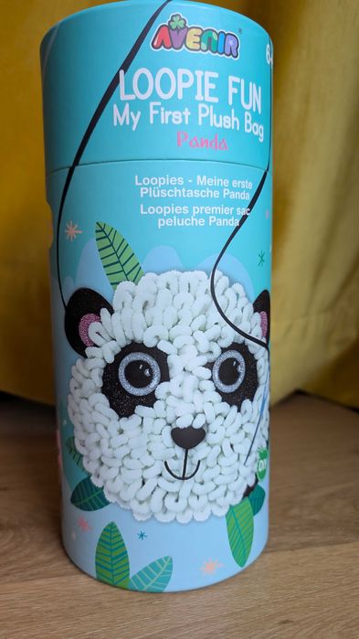 Направи си сам - рошава чантичка, панда