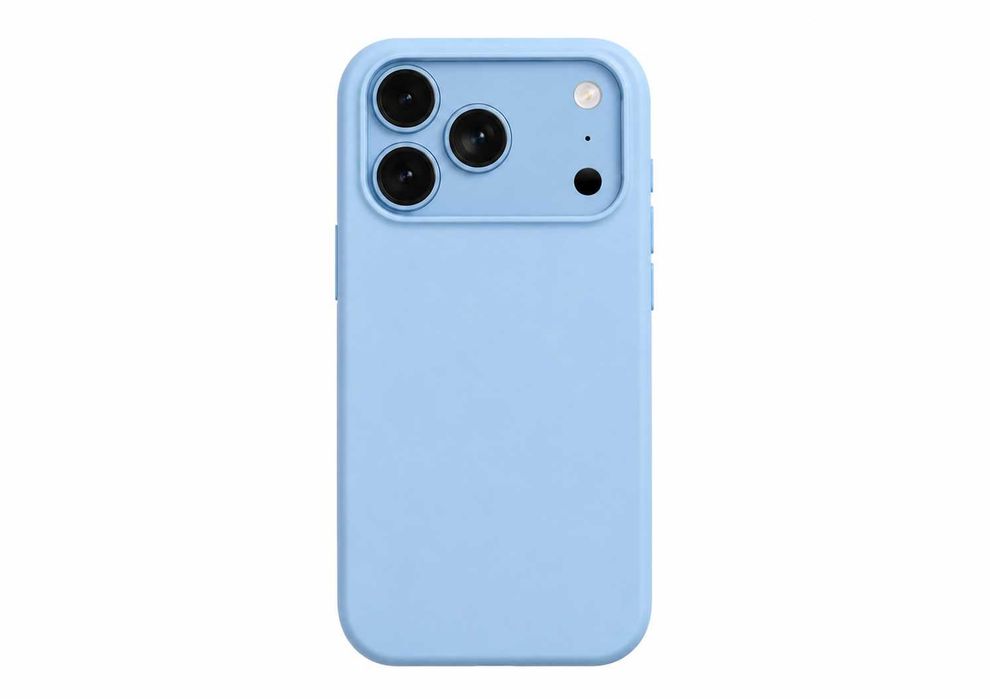 Husa iPhone 18 Pro Max Interior Alcantara Premium Glacier Blue