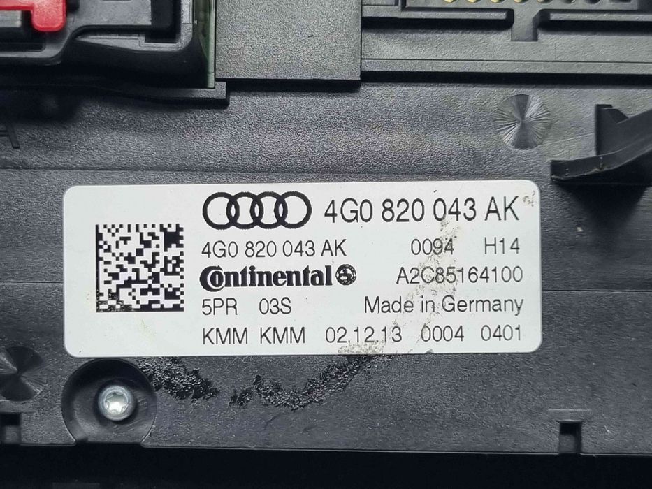 Panou comanda clima Audi A7 Sportback (4GA) [Fabr 2011-2017] 4G082004