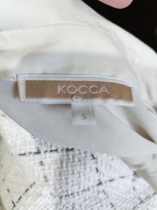 Рокля в бяло  букле KOCCA