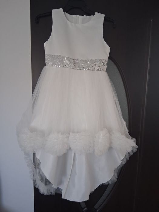 Rochie fetite albă