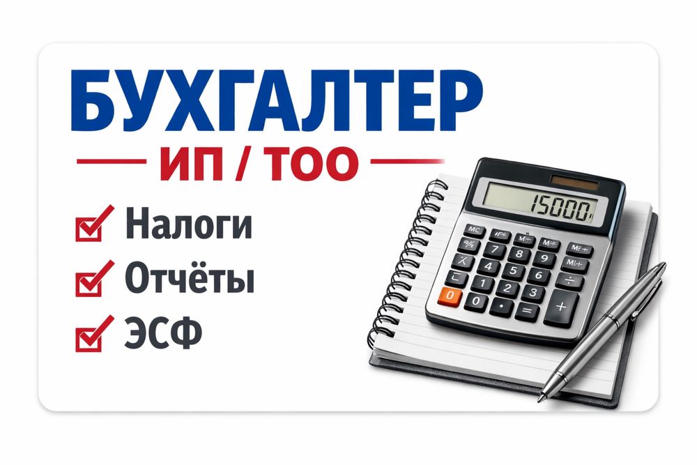 Бухгалтер ИП / ТОО