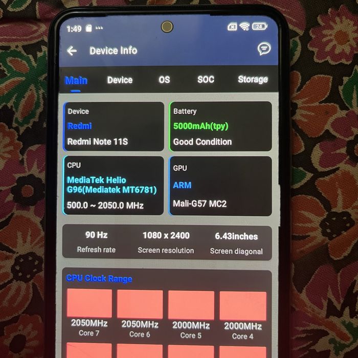 Redmi note 11s.