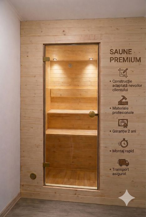 Construim sauna finlandeza custom–adaptata spatiului si nevoilor tale