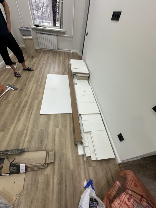 Деревя, стиралка, цемент