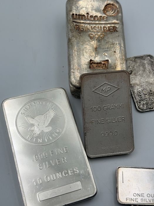 Argint pentru investitie 999  Uncie Lingou 10 oz