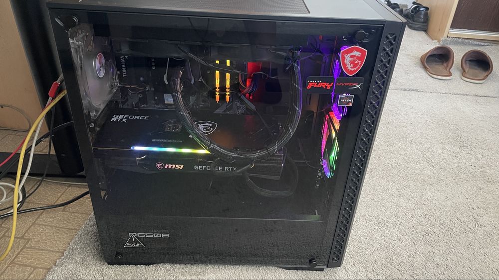 PC Gaming Ryzen 7 5800X3D RTX 3070 MSI Gaming x Trio 8GB GDDR6 256bit