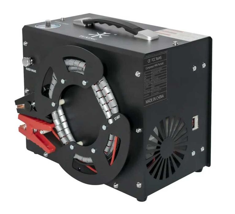 Преносим PCP въздушен компресор за високо налягане 300Bar. 12/220В.