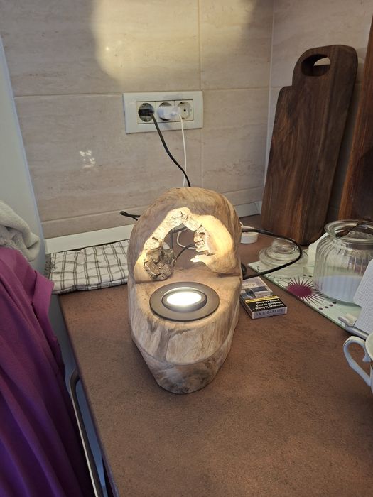 Lampa rustica ,vand diferite lămpi lucrate manual