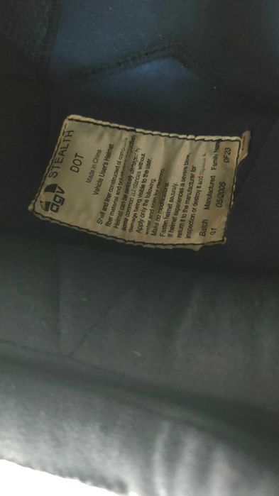 Мото каска AGV STEALTH DOT размер XL 61-62 Family Name OF23