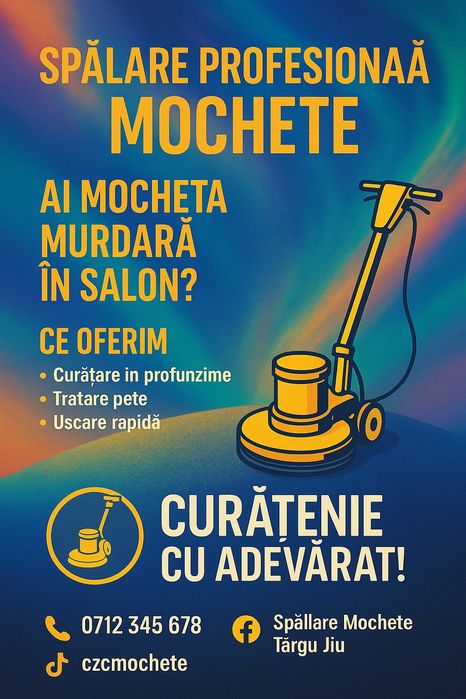 Spalare mocheta, uscare rapidă