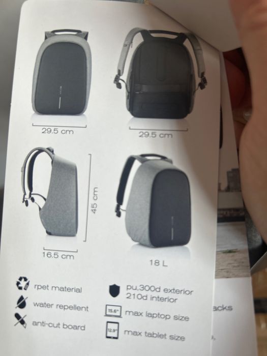 Rucsac/Ghiozdan Antifurt XD Design Nou