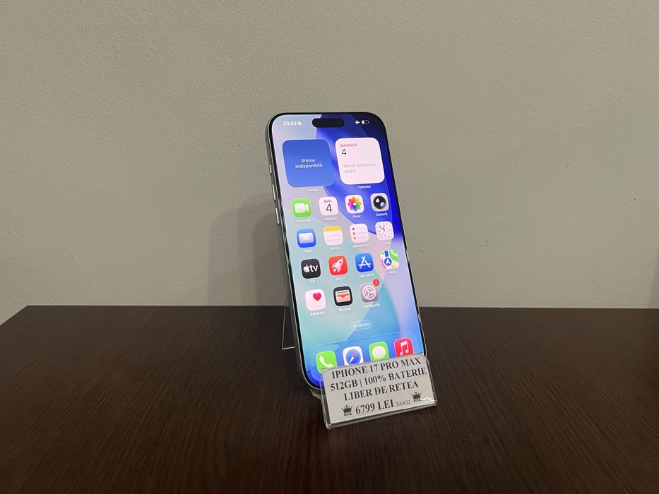 Bijuteria Royal CB : iPhone 17 Pro Max 512GB