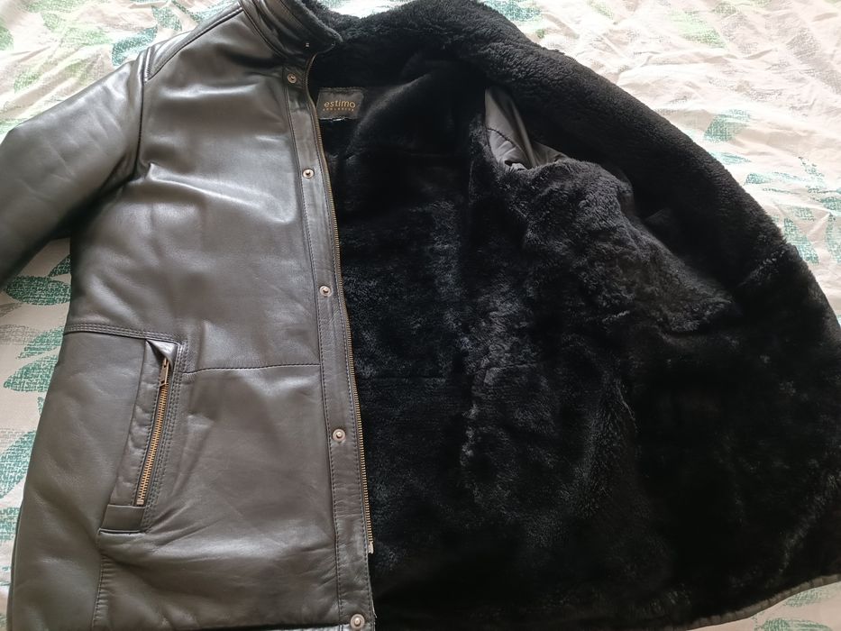 Мужская дублёнка в идеальном состоянии