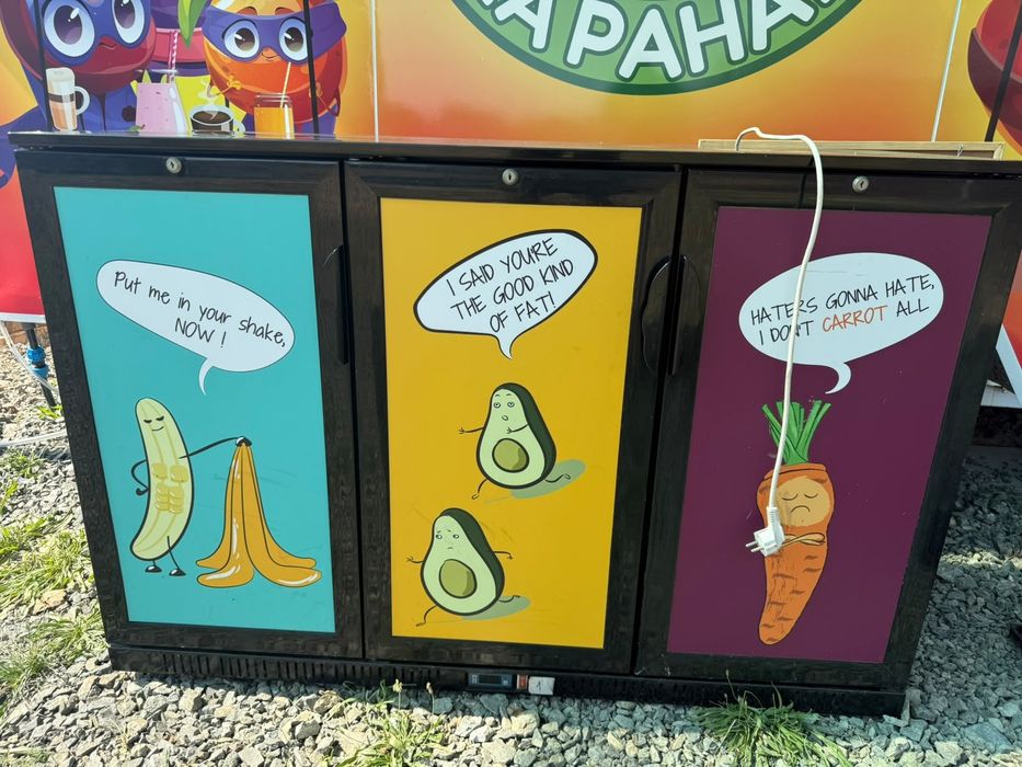 Vitrină frigorifică Horeca cu 3 uși