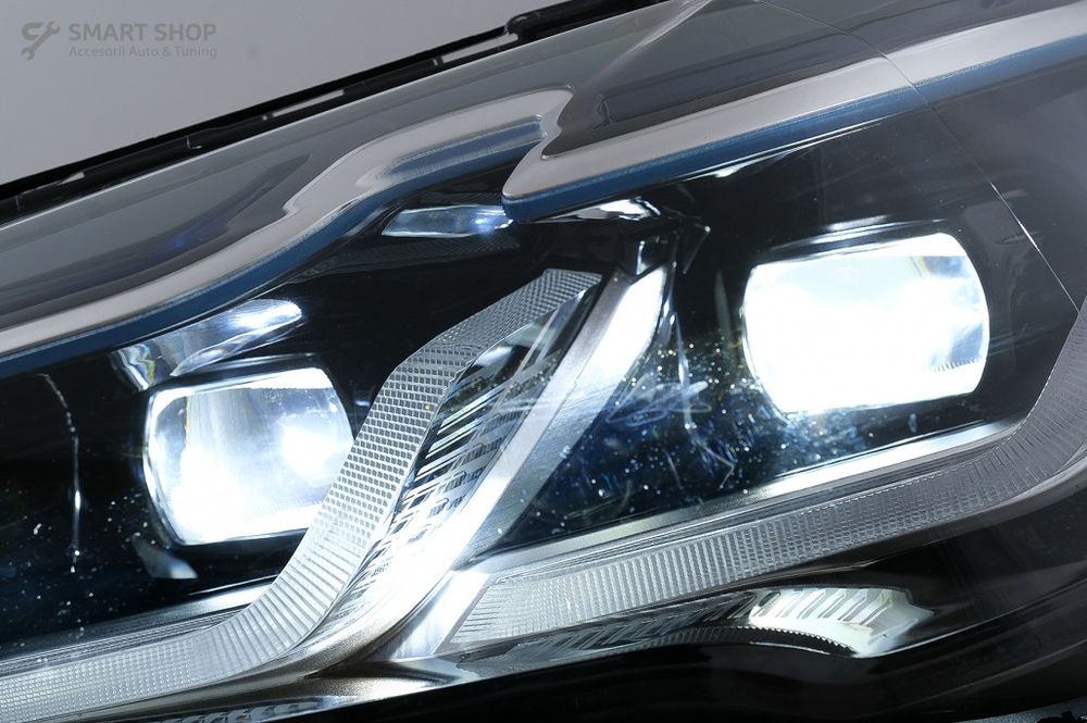 Faruri Full LED BMW X1 SUV F48 (2015-2020) Conversie de la Halogen la