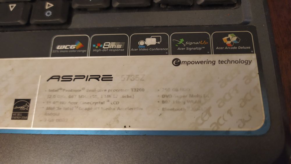 Ноутбук aser aspire 5735z