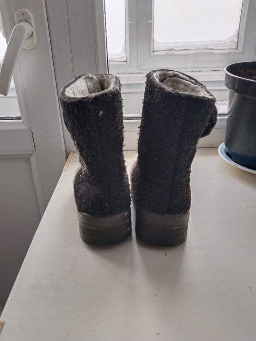 Войлочные бурки на липучках