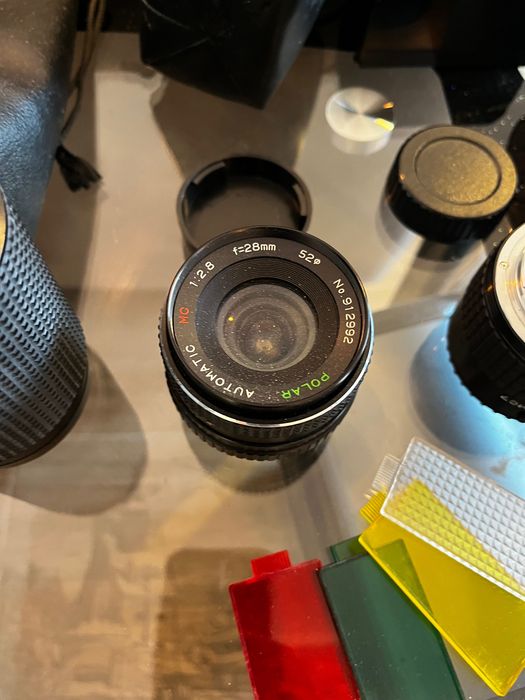Camera de filmat ,blitz ,obiective