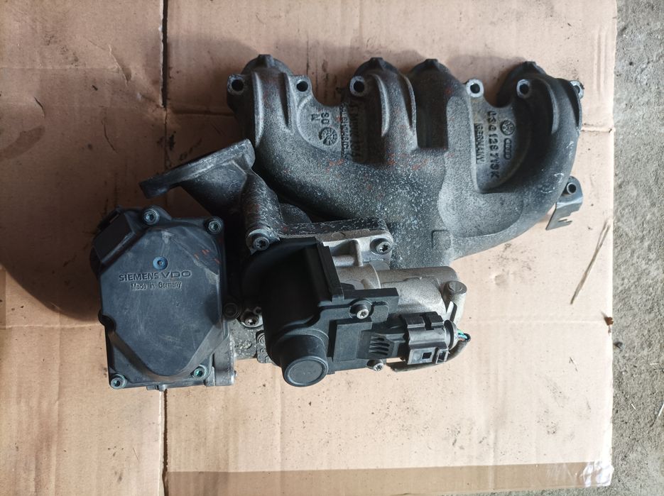 Galerie de admisie cu clapetă accelerație și egr 2.0 tdi BMP Passat B6