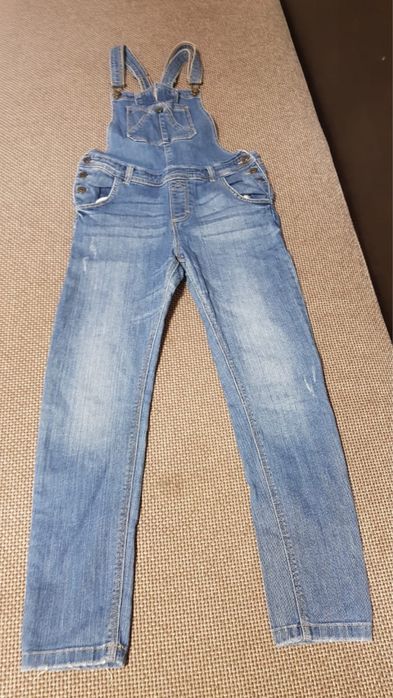 Джинсовые комбинезон  Mango kids + стильная джинсовка