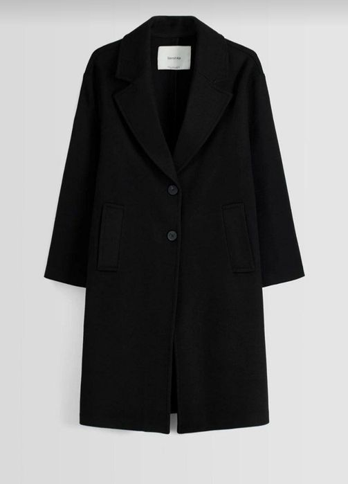 Тонкое пальто без подклада BERSHKA