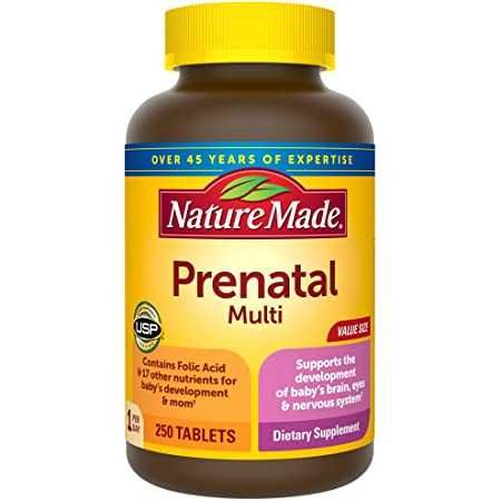 Мультивитамины для беременных Prenatal 120таб Nature Made