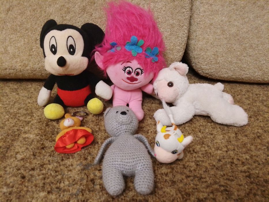 Игрушки мягкие 2 мешка