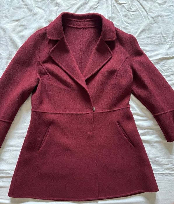 Әдемі жылы қысқа пальто