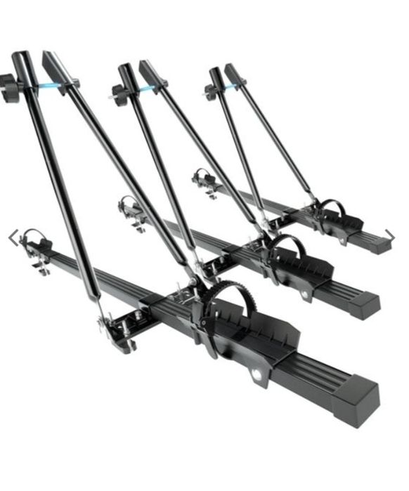 Set bare portbagaj din otel si suport pentru 2 biciclete pt. VW Jetta