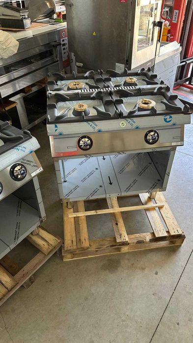 Masina gatit aragaz inox 4 focuri de mare putere nou acces abele parti