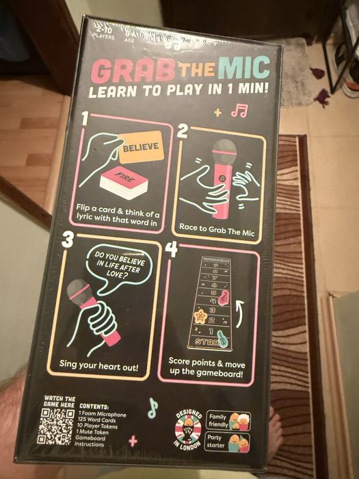 НОВО Grab The Mic настолна игра