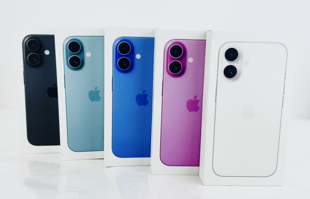 НАЛИЧЕН! Apple iPhone 16 128GB Pink / Black / Ultramarine / White